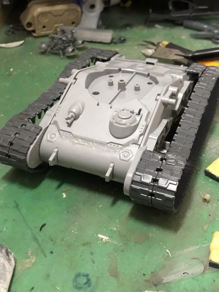 履帯に手を加えるかで4日くらい悩みました。
結果としてやって良かったです。