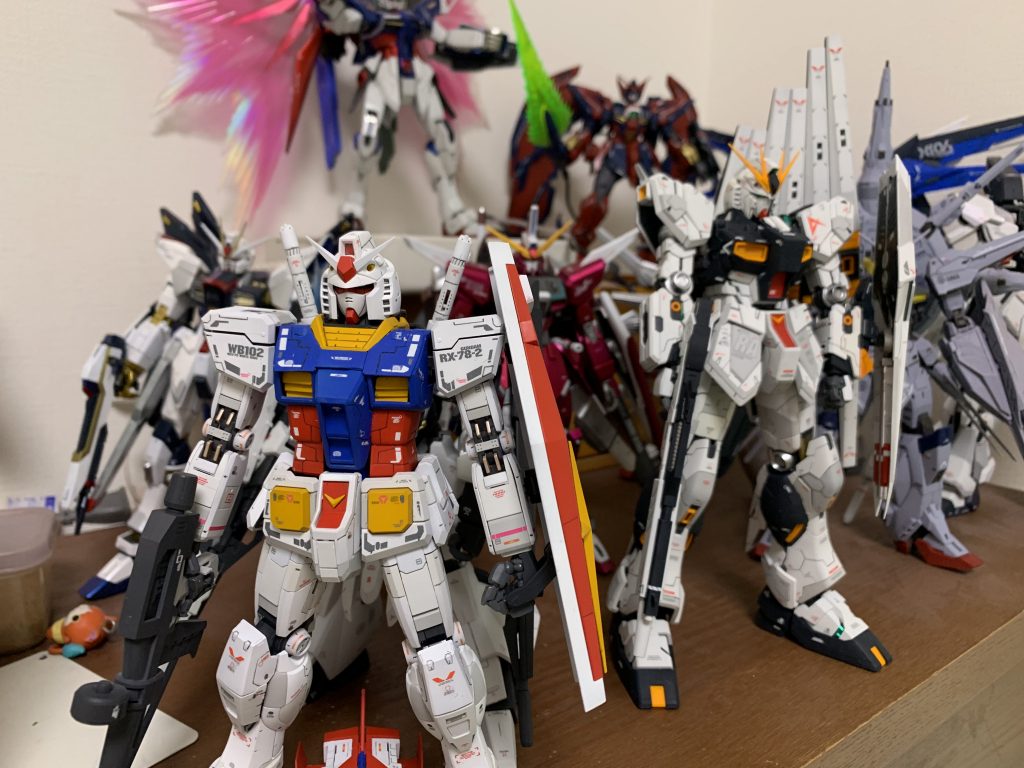 その他のガンプラたちと