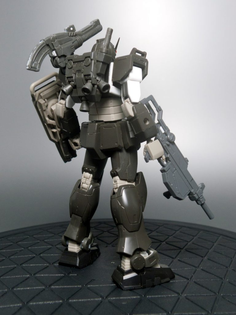 腕の各部幅増し、ランドセル下部バーニアガード