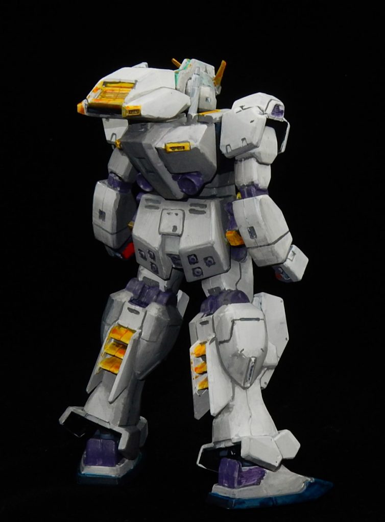 電ホ付録1/144ヘイズル　イラスト風塗装–3枚目/制作者：今日