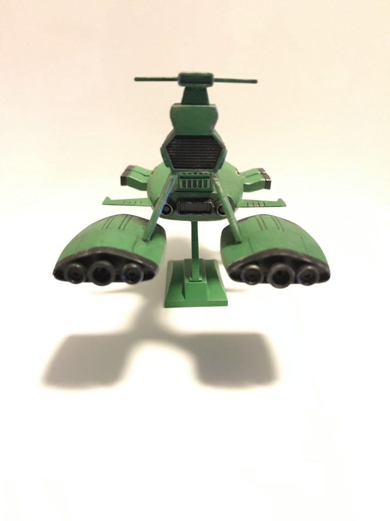 旧キット 1/1200 量産型ムサイ–5枚目/制作者：蒼き鷹