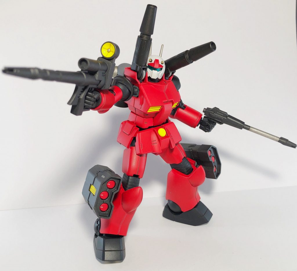 肩のキャノンはそれぞれ3mm延長してます。