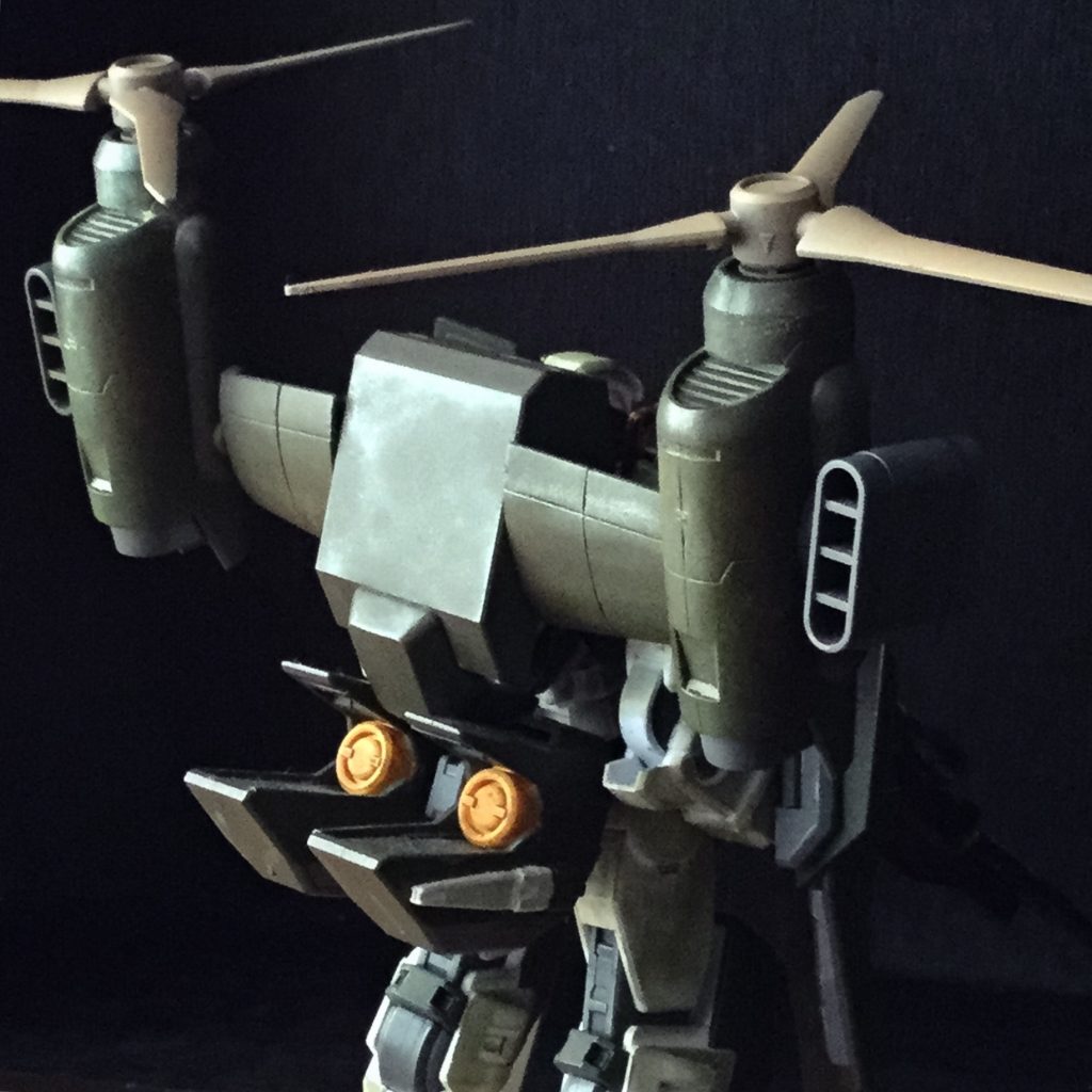 ガンダムデュナメスSDF ティルトローター装着型 指令車を添えて–4枚目/制作者：@NTbozz