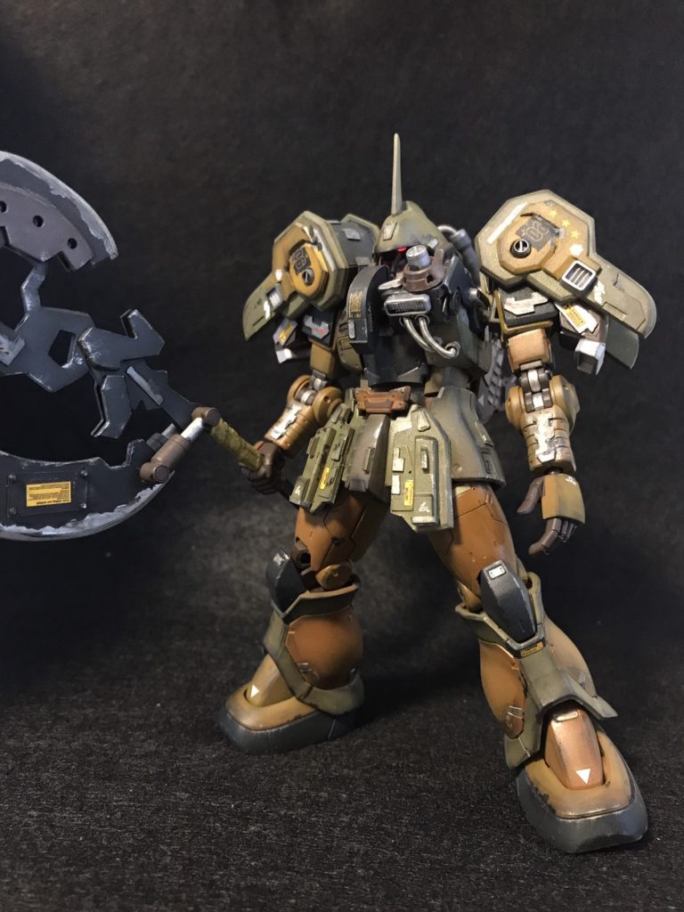 HG  オリジン版  ザクⅠ–2枚目/制作者：弖虎℃