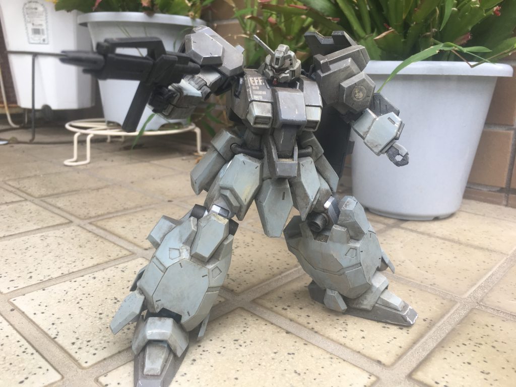 最近ハマっているシリコーンバリアーのチッピングを今回も取り入れてました。