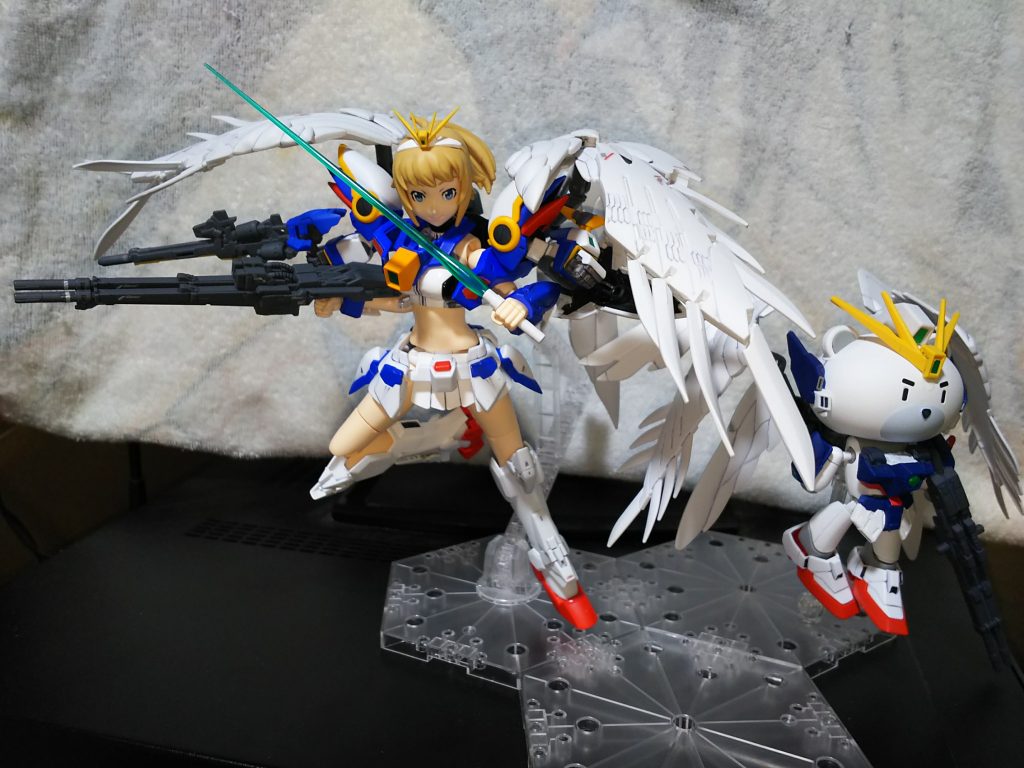 2018年プロショップ杯に出品しましたが若い人からは受けが良く、ガンダムを知らない人からは「これ、ガンプラなの？」と意見が極端に別れました。