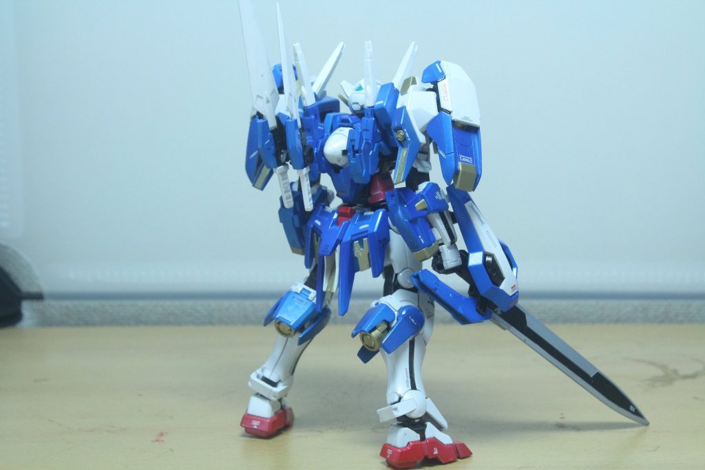 頭部アンテナの調節やスリッパをアメイジングエクシアのものに変えた事以外は特に変えてません。