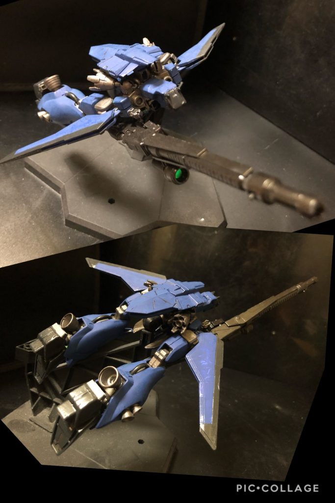 バウ・アバター
前述したRa-BITシステムにて遠隔操作される下半身の飛行形態。オリジナルのバウ・ナッターとは別の変形を行い運動性を向上させている。無論大気圏内の飛行も可能。MS時のメイン武装であるビームスマートガンを腰部側面に装備しており、充分な攻撃力を有し、更にバックスカート内に誘導型ミサイル「バンブルビー」を持つ。バウ・ナッターと違い大型弾頭は持たず、そのスペースにはRa-BITシステム用のコンピュータを設置している。通常はバウ・アタッカーからの無線サイコミュ制御によってコントロールされるが、通信が途絶えた場合は内蔵したRa-BITシステムコンピューターの自己判断による航行をおこなう。
バウ・アタッカーの分身という意味でアバターの名を持ち、連携により高い攻撃性を有する。