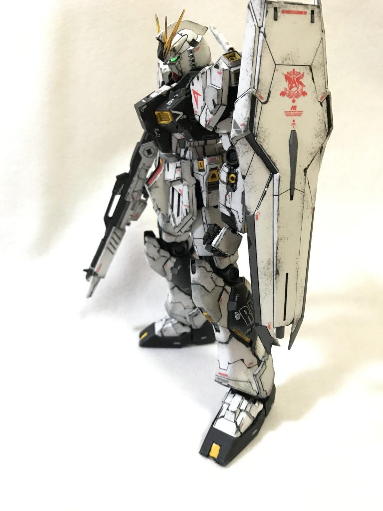 MG1/100 RX-93 νガンダム ver.KA ウェザリング–5枚目/制作者：@gyuuuutora