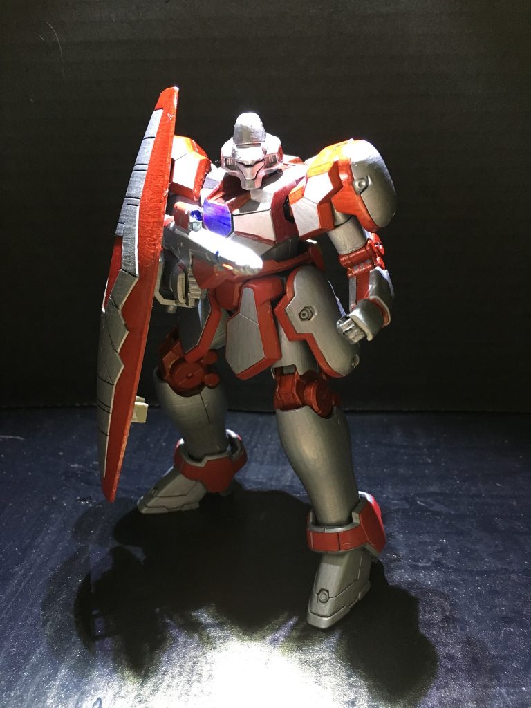 銃の先端は、ペンシル弾の様な感じで
標準では銃口無しの設定。