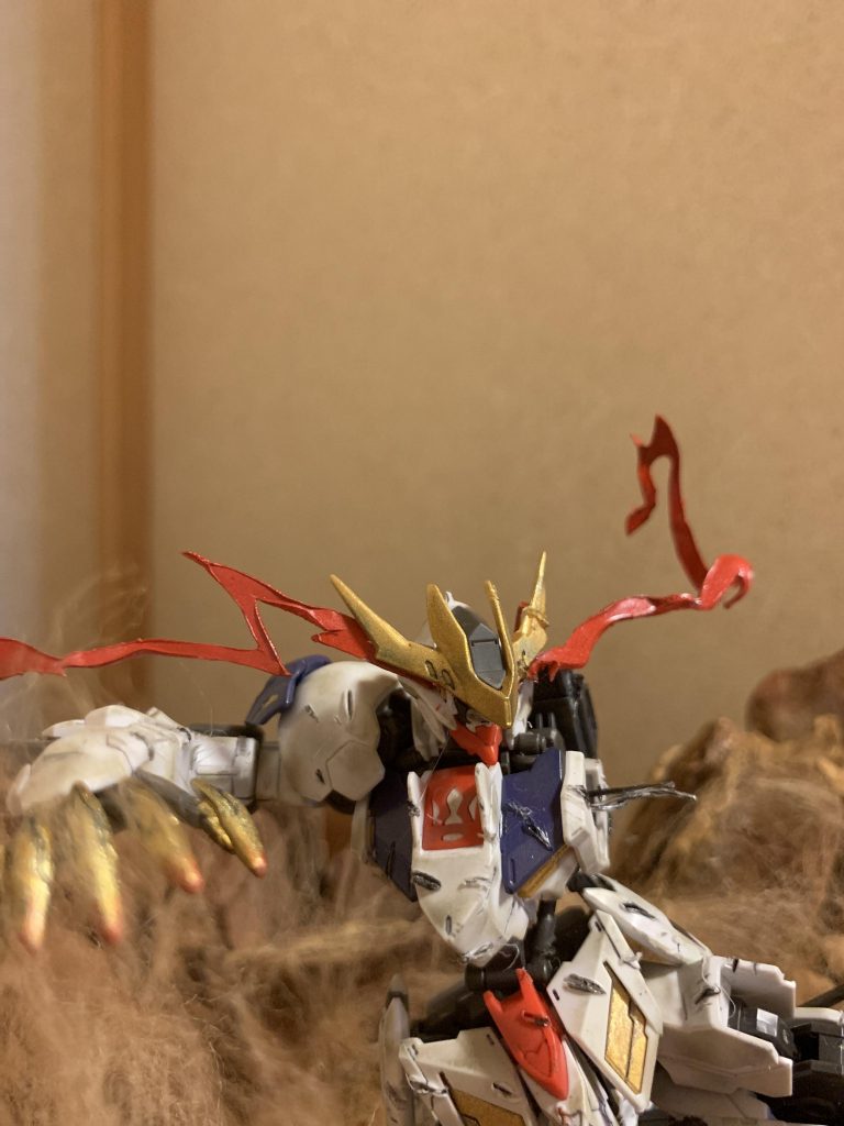 エフェクトはプラ板で作りました