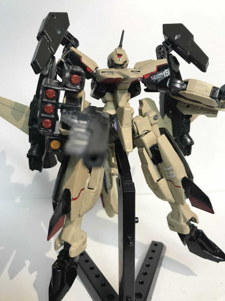 全部の装備をつけました。結構ゴテゴテです