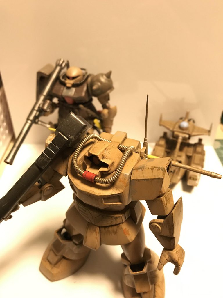 この3機でジオラマ製作を考え中。