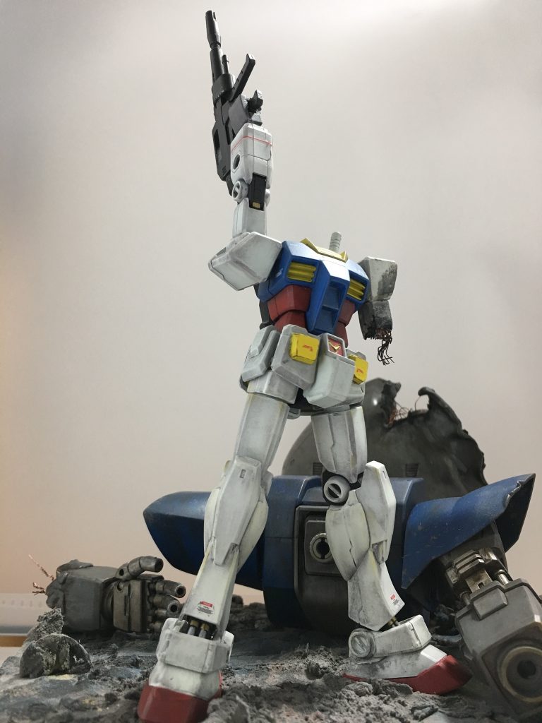 ここからは白背景で紹介になります。
作品例にしたのは10年前の雑誌で某モデラーさんのを参考にしました。設定とは違う部分が多々ありますが雰囲気はつかんでるかなぁ〜と♪(´ε` )