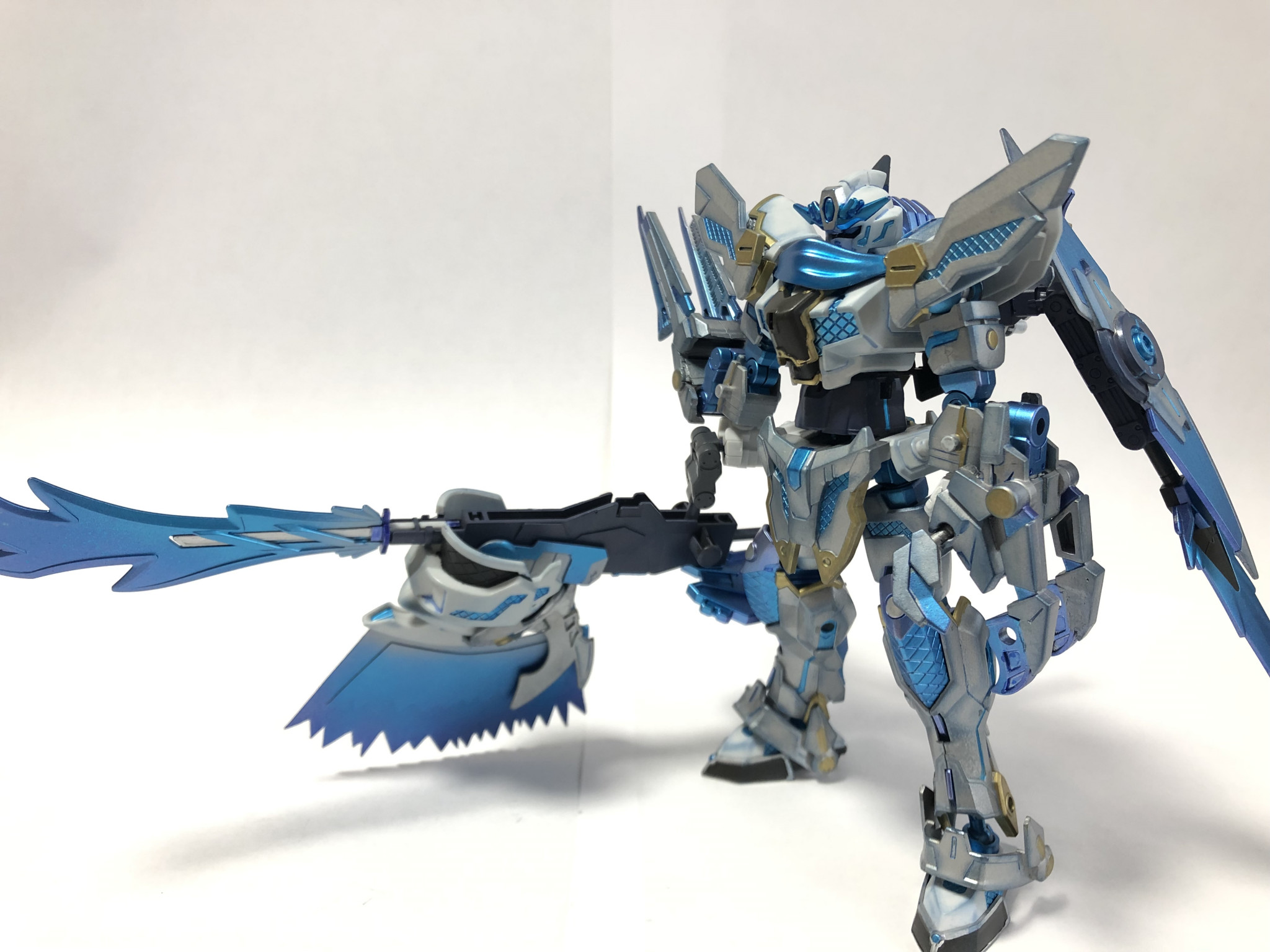 Rx零丸 忍闘道 弐式 蒼ノ型 火星大王参號さんのガンプラ作品 Gunsta ガンスタ