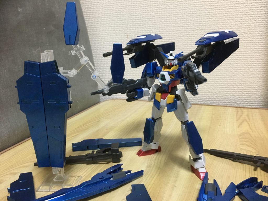 使用後の武装はデットウェイトにならないようにパージ想定です