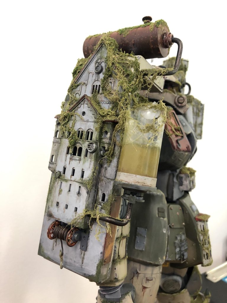 Building left alone for too long vines and plants has taken over