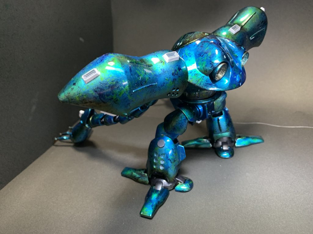 背中が一番深海っぽい仕上がりになりました❗️