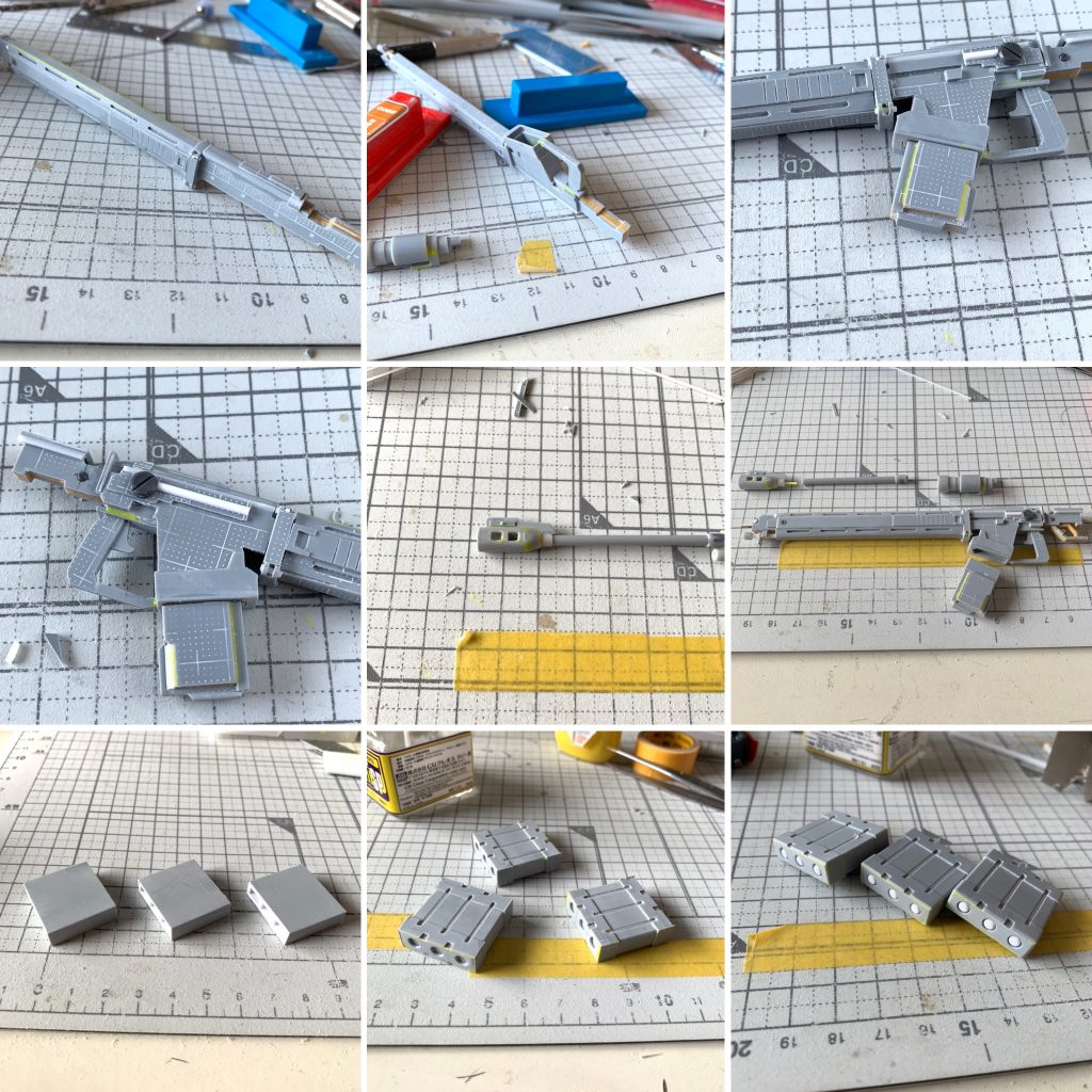 MS用対艦ライフルとバズーカのマガジン