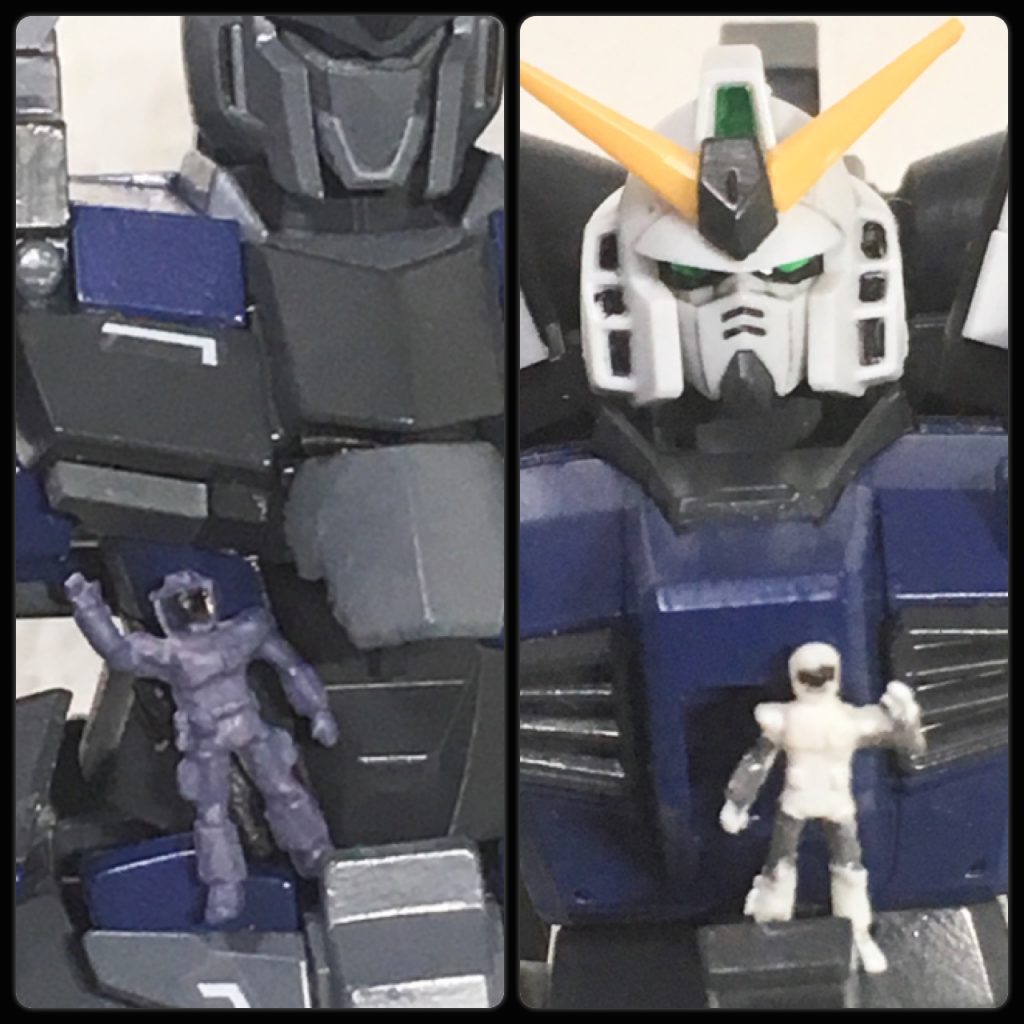 「受け取れ、バナージ！」

御守りを渡す為だけにこんな事やらかすリディはやっぱり向こう見ずのパイロット気質ですね。