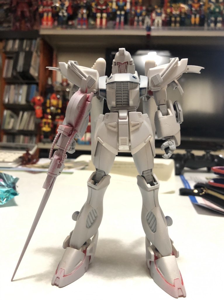 今回、旧キットＦ91からクロスボーンなガンダムをでっち上げました☆

今回30%offで買った中古キットに何故かヴェスパーの折れたパチ組完成品も入ってて失敗しても良いかと思って好きなようにやりましたが、このキット中々スタイリッシュで良いですね☆

次は普通にＦ91作ろ☆
