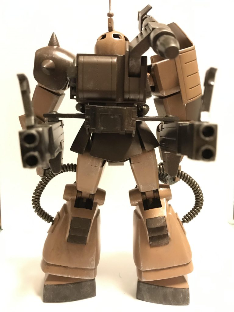 旧キット 1/100 ザクキャノン–2枚目/制作者：蒼き鷹