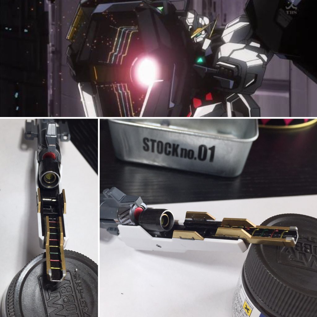 上の写真のようにしたかったので、モールドをカラフルにヌリヌリ^_^