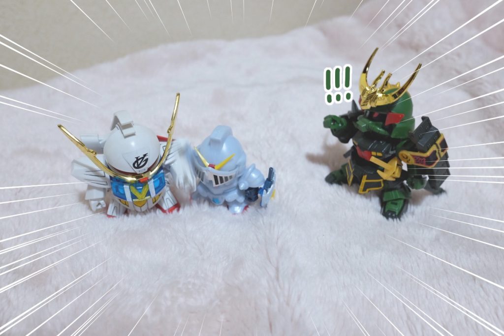 武者∀：*うわああああ！！！*
騎士：ゴゥフ

殺駆：*騎士ーー！！！*