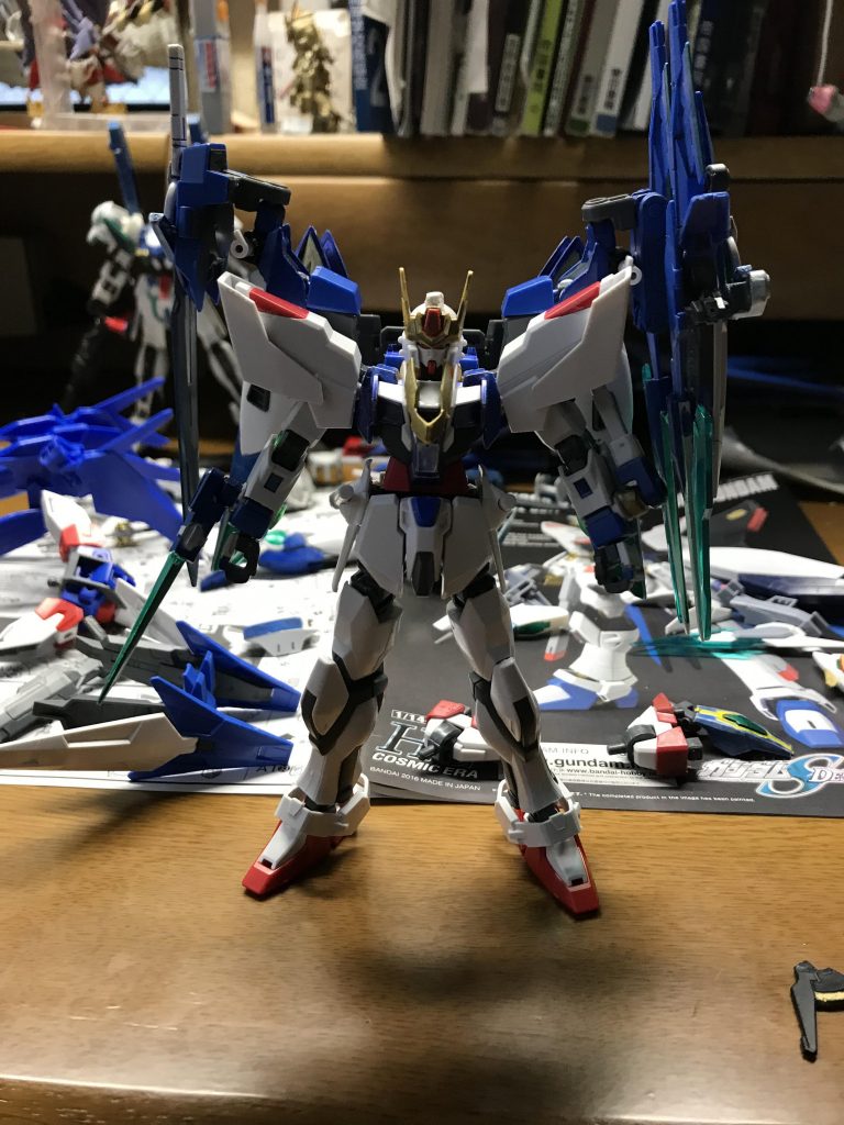 そしてそこから色々なガンプラの良さをかき集めて組み合わせたのがこのmark IIです(初期状態の)