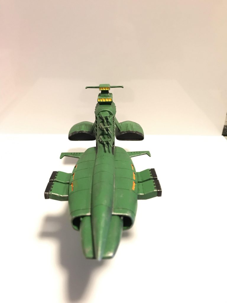 旧キット 1/1200 量産型ムサイ–3枚目/制作者：蒼き鷹