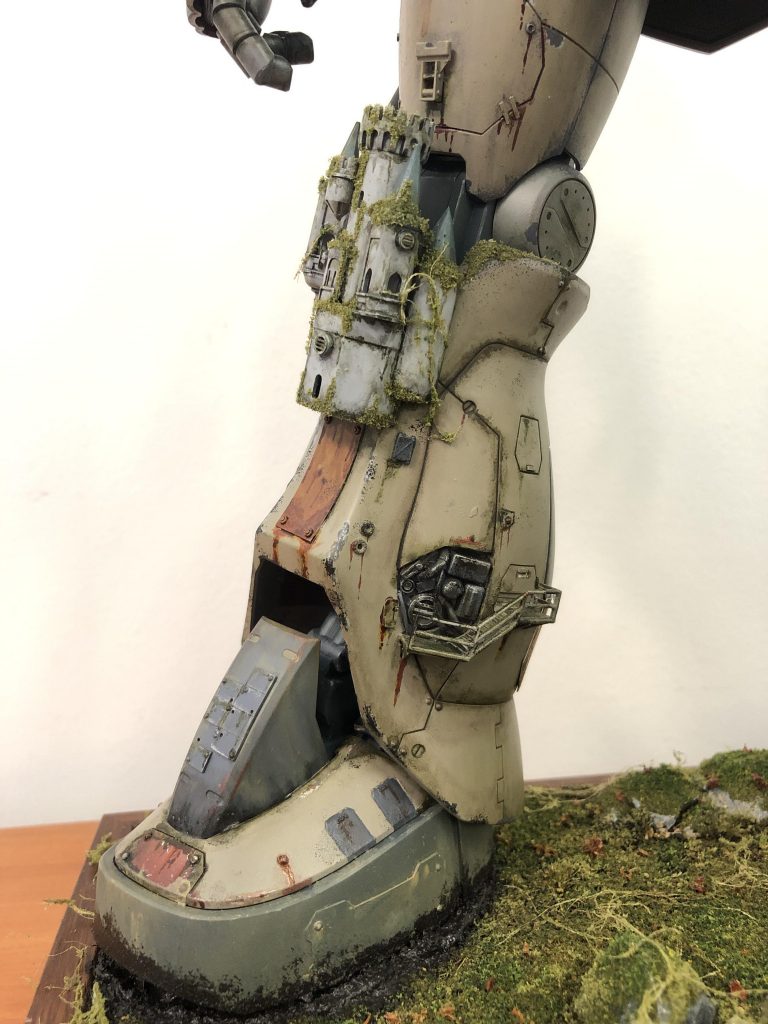 Rusted panels and platforms for repairs