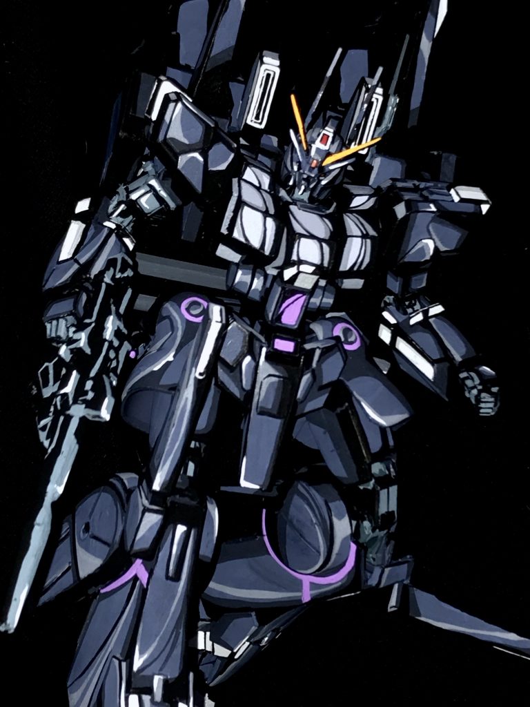 1/144 シルヴァ・パレト・サプレッサー イラスト風–2枚目/制作者：@j_gunaka