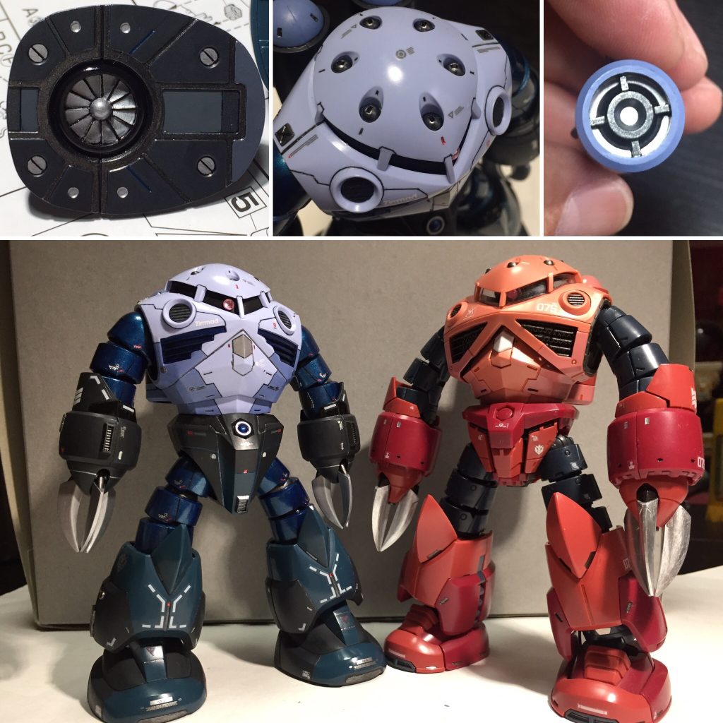 その他アップ写真とRGシャアズゴと並んで撮影^_^