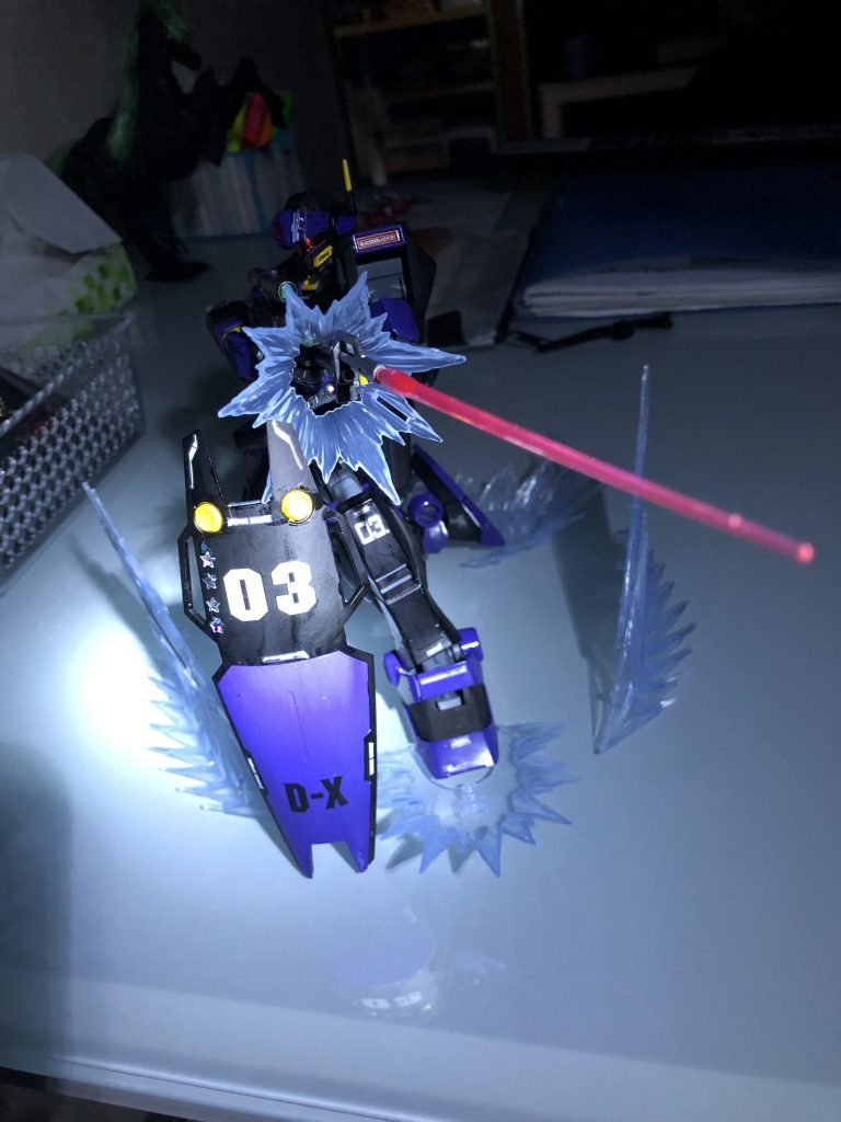 暗闇から撃ち抜く図