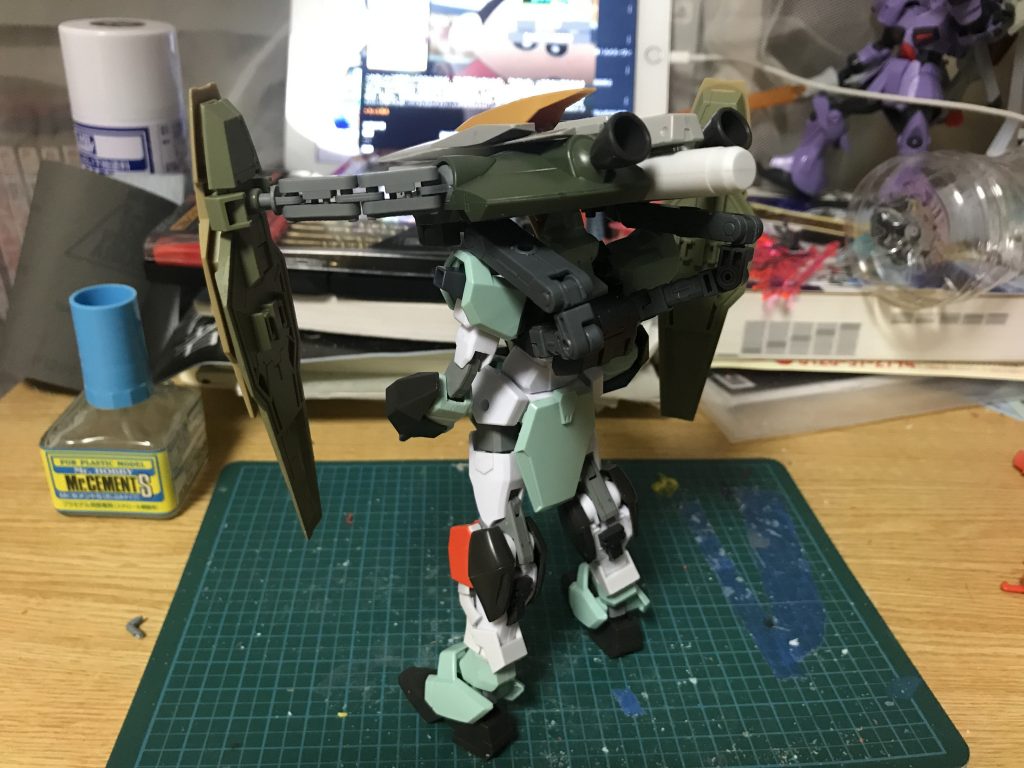 塗装前の状態
どこにどのパーツが使われているかわかると思います。