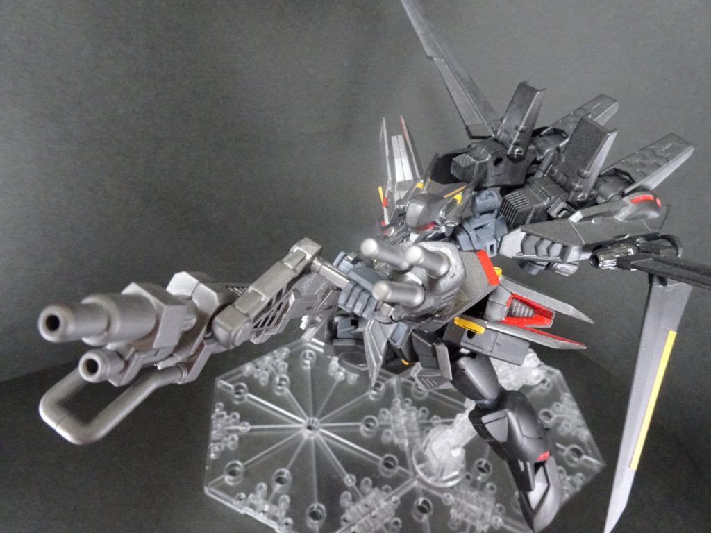 展開＋両手持ち
元キットの稼働が優秀なので軽い調整でOKでした。