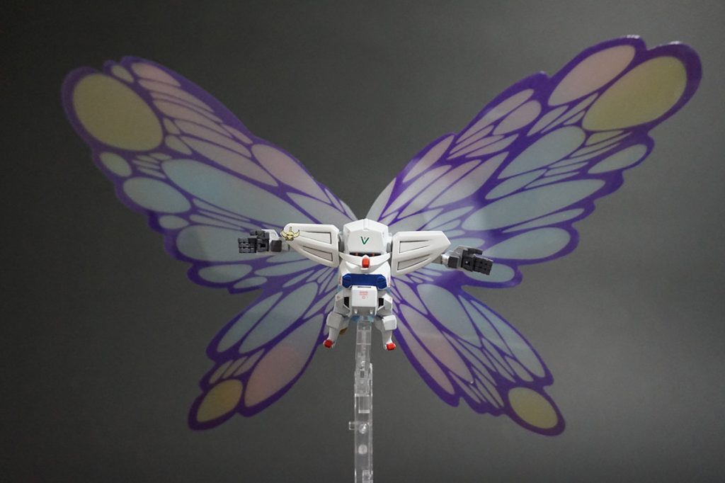 月光蝶発動状態を正面から