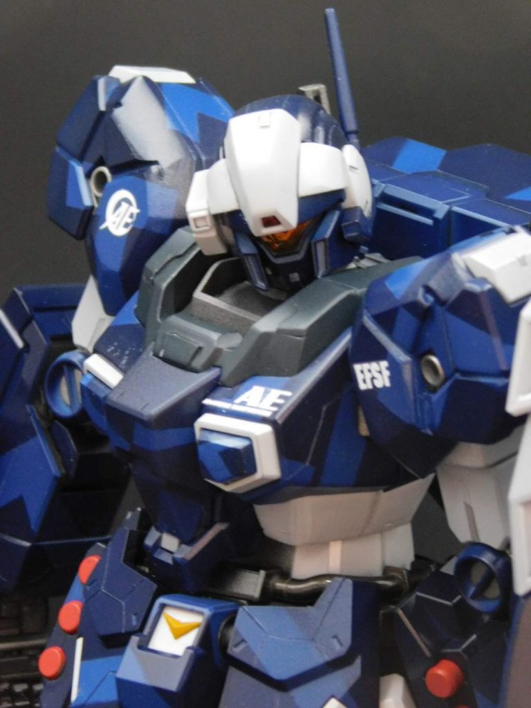 アップ画像。うわぁープラバン雑!!塗装雑!!