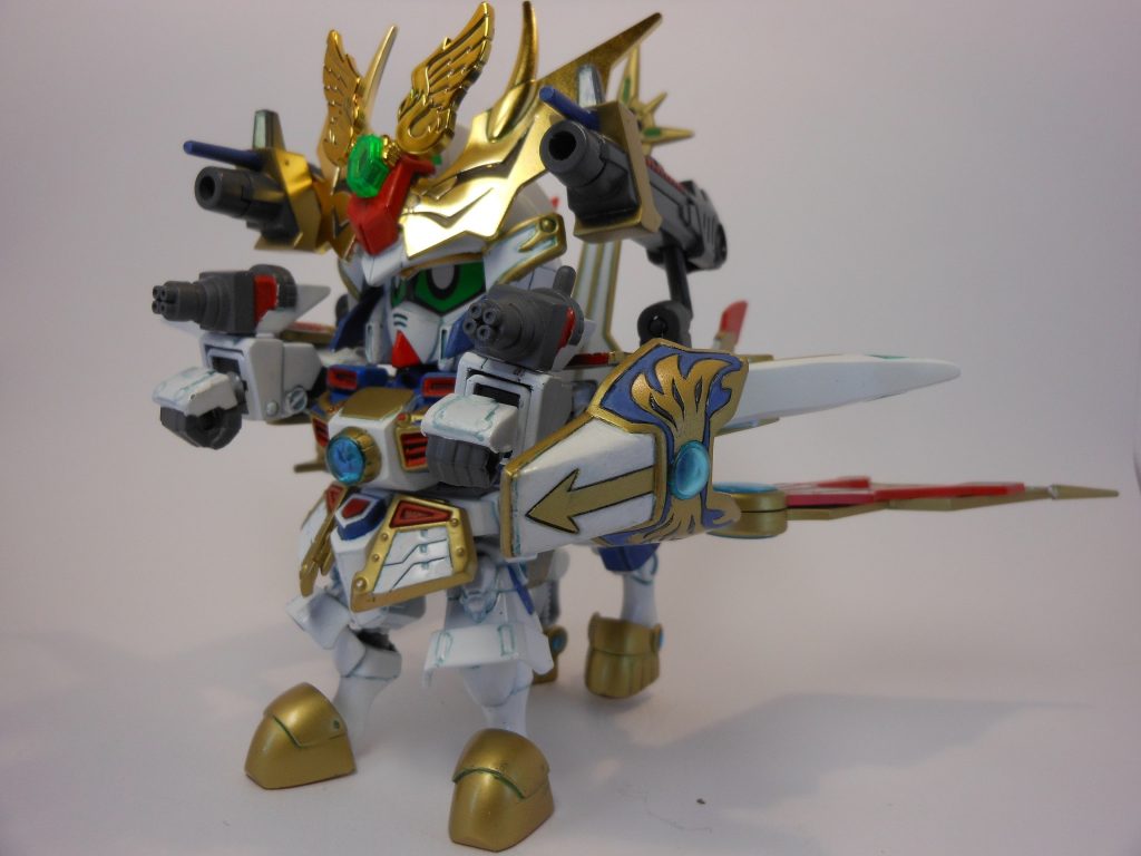 最後に必殺!超破荒断駆(スーパーアタック)!
こうして見ると高速機動で突っ込んできて大火力で殲滅していくという物騒極まりない機体ですねw