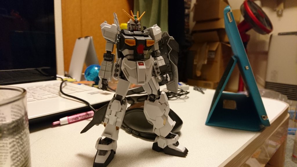 そして、塗装終了。これにデカールを貼り付けて完成です