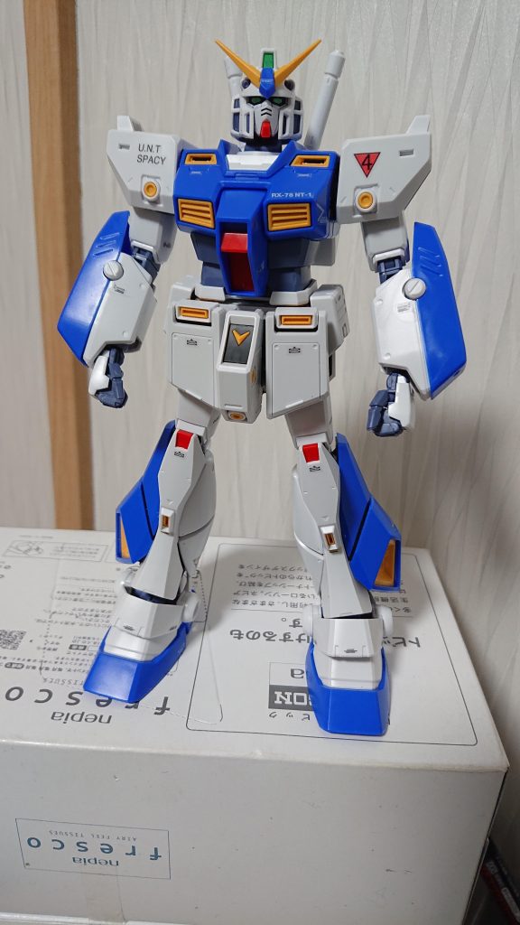 キャストオフして本体