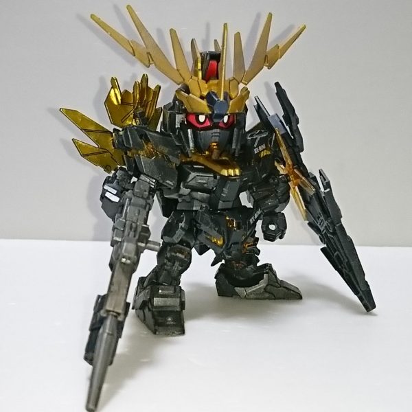 BB戦士 ユニコーンガンダム2号機”バンシィ・ノルン”にウェザリング&チッピング