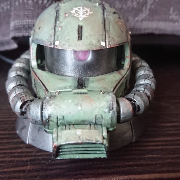 1/35 ザクヘッド MS-06JC ウェザリング