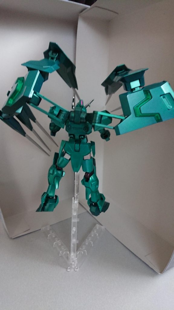 背面。
なにがなんでも緑一色で統一。