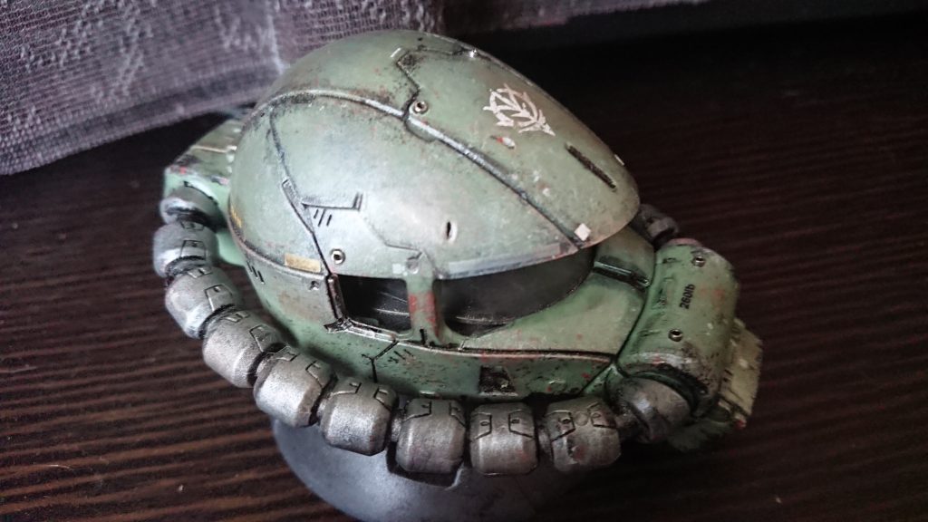 1/35 ザクヘッド MS-06JC ウェザリング–3枚目/制作者：ＨＨ