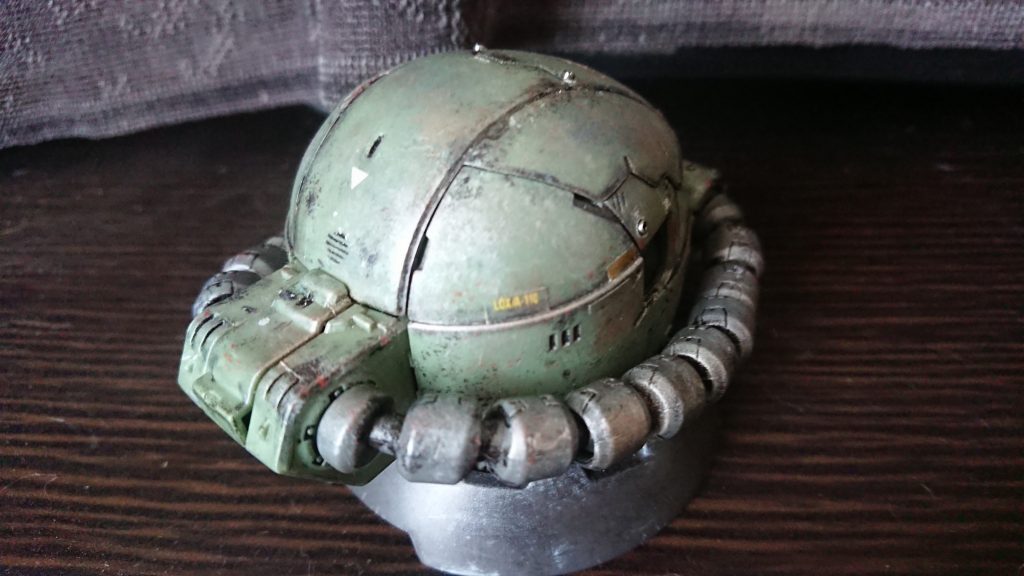 1/35 ザクヘッド MS-06JC ウェザリング–4枚目/制作者：ＨＨ