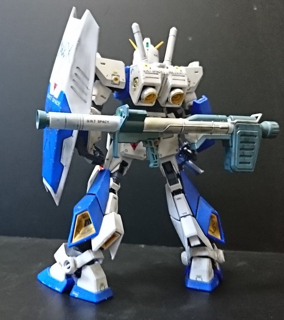 バズーカ等は青焼けをイメージしてウェザリング。