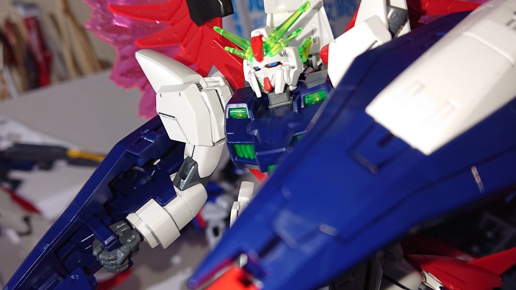 最後は顔のアップで。
因みに目は分かりにくいが水色に塗ってある。