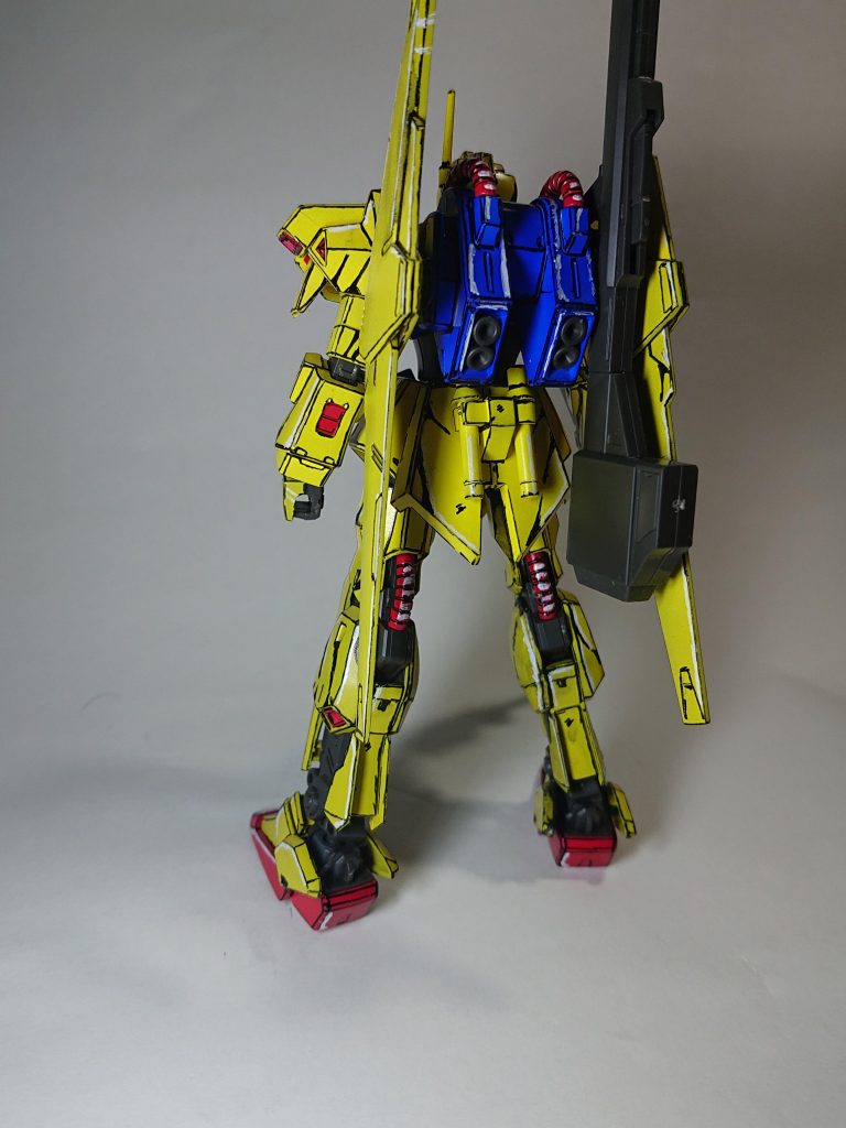 ＨＧ百式イラスト風塗装–7枚目/制作者：@kk3260913d5