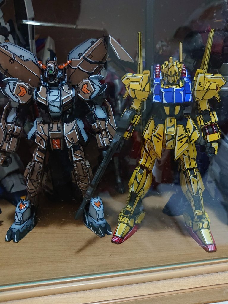 ＨＧ百式イラスト風塗装–8枚目/制作者：@kk3260913d5